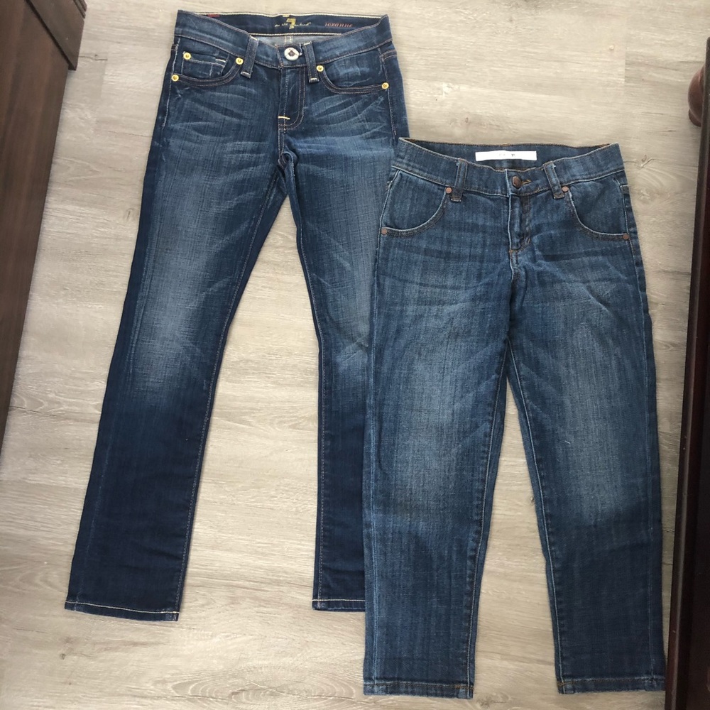 Two girl’s jeans